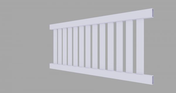 PVC Closed Picket Fencing