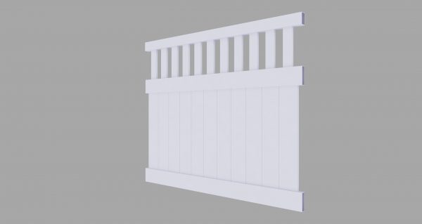 PVC Semi Private Fence