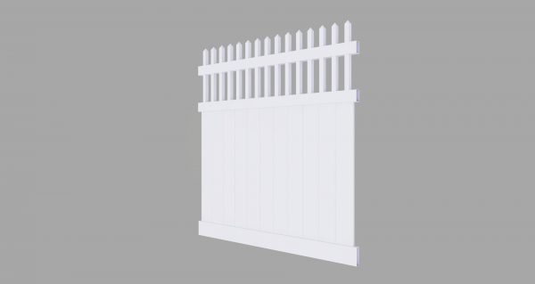 PVC Semi Private Fence