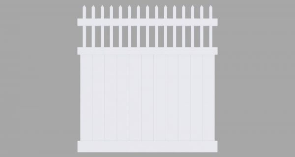 PVC Semi Private Fence